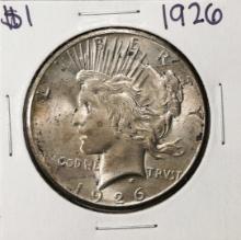 1926 $1 Peace Silver Dollar Coin