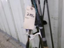 Group of Fishing Poles and Tackle Box with Contents (2886)