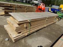 Group of 600 Board FT. of 1 x 10 Rough Cut Lumber, Sold by the Board Foot (