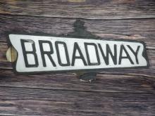 Wooden Broadway Schmaltz Sign