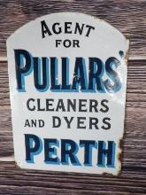 Pullars' Cleaners and Dyers Porcelain Sign