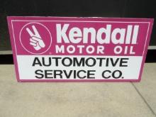 Kendall Motor Oil Service Sign