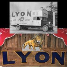 Lyon Transport Porc. Truck Sign