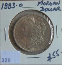 1883-O Morgan Dollar.