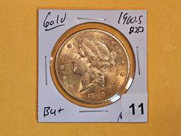 GOLD! Brilliant Uncirculated Plus 1900-S Liberty Head Double Eagle