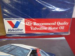 Valvoline Motor Oil Metal Pricing Board