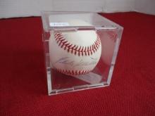 Eddie Mathews Autographed Baseball w/ COA