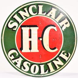 Sinclair H-C Gasoline Porcelain Sign