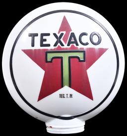 Texaco Star Logo OPC Milk Glass Globe Body