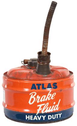Atlas Brake Fluid Heavy Duty 2.5 Gallon Metal Can