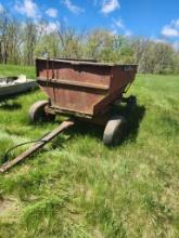 Older Flare Box Wagon with hoist