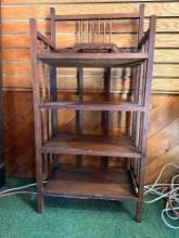 Antique Craftsman Style Oak Shelves
