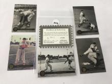 1995 The Trading Card Co set of 5 Red Schoendienst