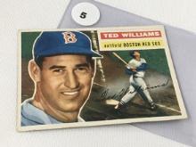 1956 Topps Ted Williams #5 (autograph)