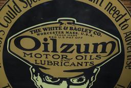 Large Oilzum Metal Sign - Reissue