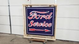 Custom Ford Script Service Animated Neon Lighted Sign