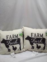 Toss Pillows Farm Fresh Qty 2.