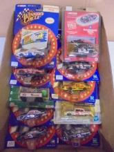 Group of 10 Assorted 1:64 Scale Die Cast Nascar Cars