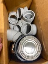 BOX LOT OF PIPE ELBOWS