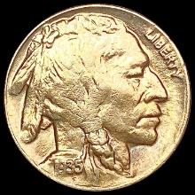 1935-D Buffalo Nickel NEARLY UNCIRCULATED