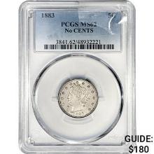 1883 Liberty Victory Nickel PCGS MS62 No Cents
