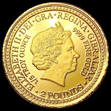 2018 Gibraltar 1/5oz Gold 2 Pounds CHOICE PROOF