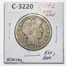 1904-S Buffalo Half Dollar
