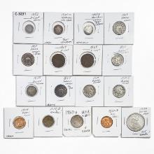 1852-1955 Varied US Coinage [17 Coins]