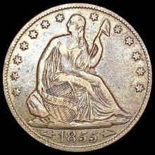 1855-O Seated Liberty Half Dollar NEARLY UNCIRCULA