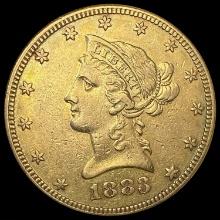 1883 $10 Gold Eagle NEARLY UNCIRCULATED