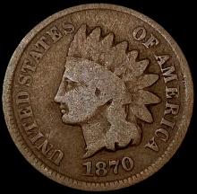1870 Indian Head Cent NICELY CIRCULATED