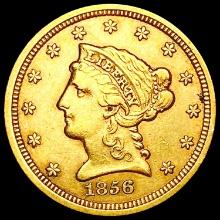 1856 $2.50 Gold Quarter Eagle NEARLY UNCIRCULATED
