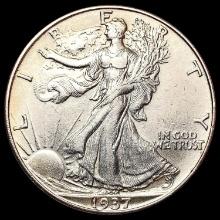 1937-D Walking Liberty Half Dollar CLOSELY UNCIRCU