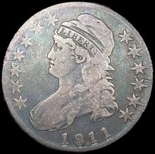 1811/10 Capped Bust Half Dollar NICELY CIRCULATED