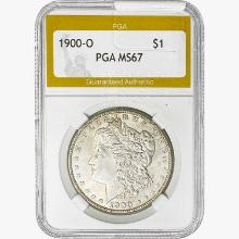1900-O Morgan Silver Dollar PGA MS67