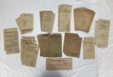 Dozens of 1920's Receipts Oklahoma City, Tulsa, Vinita and more!!!!