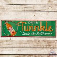 Drink Twinkle "Taste the Difference" SS Tin Sign w/ Bottle