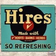 Hires Root Beer "So Refreshing" DS Tin Flange Sign