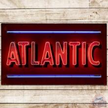 Atlantic Gasoline 6' SS Porcelain Neon Sign