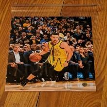 Stephen Curry autographed photo with coa