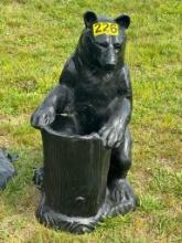 Bear cub statue