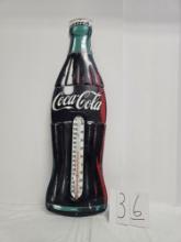 29" Tin Coca-cola Thermometer