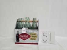 Tin Reproduction Tin Coca-cola Carrier With 6 Southern State Bottles