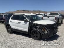 2015 Ford Explorer AWD Police Interceptor Towed In, Wrecked, Missing Parts Will Not Start & Does Not