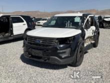 2018 Ford Explorer AWD Police Interceptor Dealers Only, Towed In, Body Damage, Odometer Broken Wreck