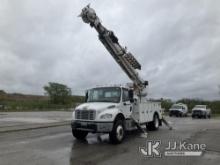 Altec DC47-TR, Digger Derrick rear mounted on 2014 Freightliner M2 106 4x4 Utility Truck Runs, Moves