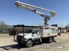 (South Beloit, IL) Altec LRV-60E70, Over-Center Elevator Bucket Truck rear mounted on 2006 Ford F750