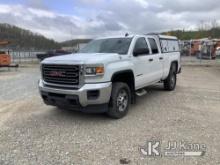 2016 GMC Sierra 2500HD 4x4 Extended-Cab Pickup Truck Title Delay) (Runs & Moves, Rust Damage
