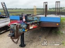 2009 Interstate 18DTA Tri-Axle Flatbed Trailer Jack Operates. Seller States: Rotted Out