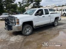 2015 Chevrolet Silverado 2500HD 4x4 Extended-Cab Pickup Truck, Decommissioned Runs & Moves) (Windshi